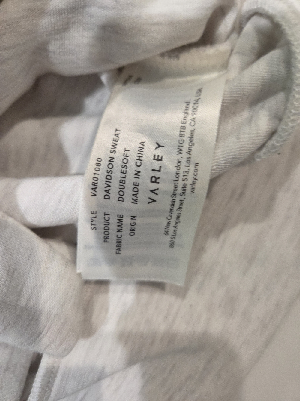 Varley Light Heather Cream Cowl Pullover Sweater. Worn Once - Picture 6 of 10